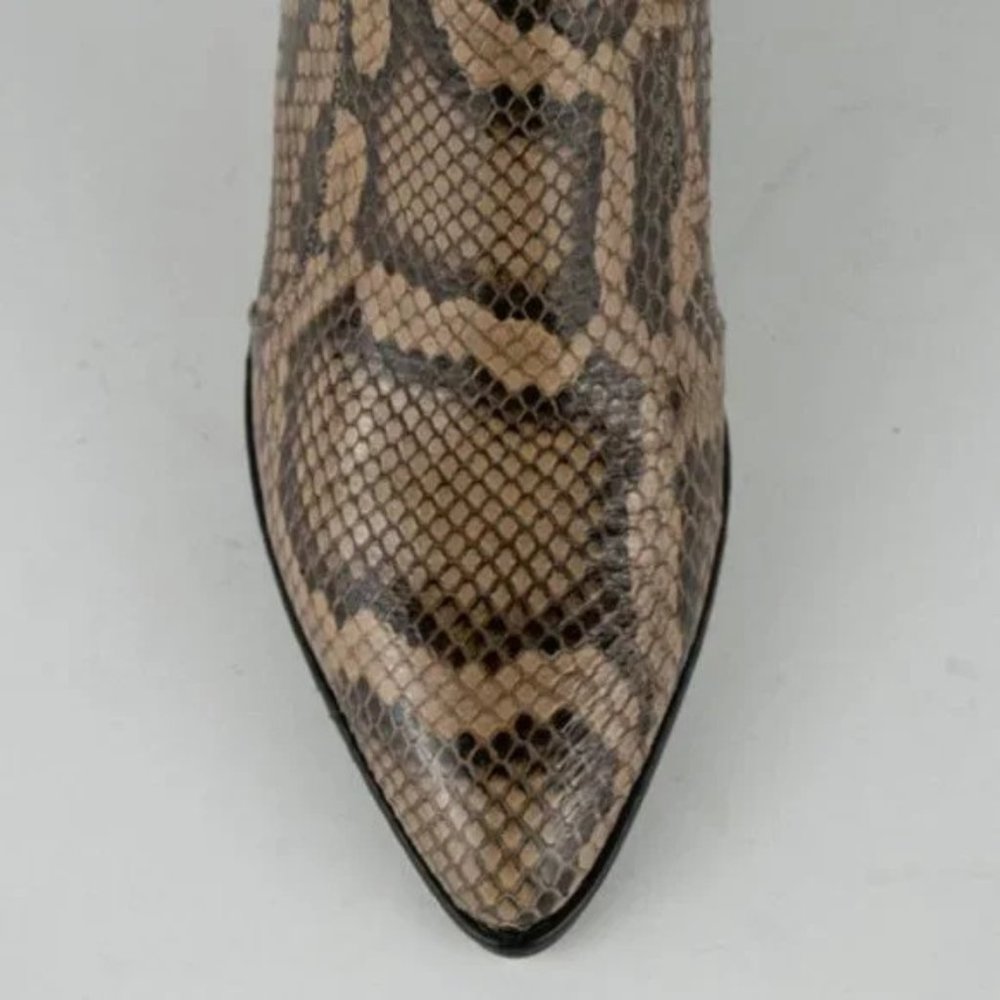 Alexandre Birman Python Ankle Boots - image 7